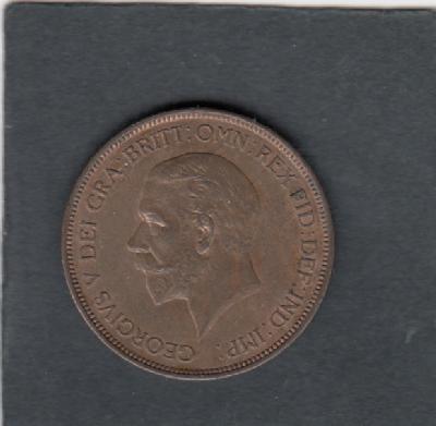 Beschrijving: 1 Penny  GEORGIUS V  